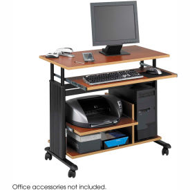Safco® Products 1927CY Muv™ Mini Tower Adjustable Height Workstation - Cherry 1927CY