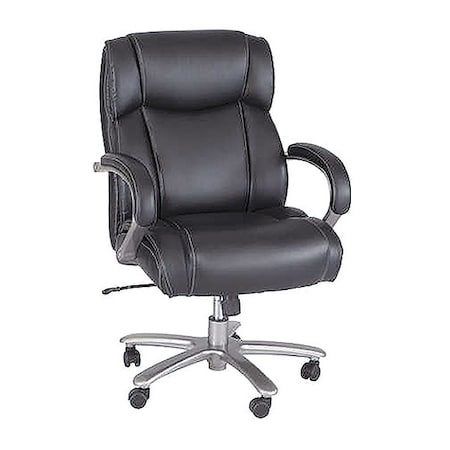 Big and Tall Chair Chair, Big And Tall, Mid-Back, 400 lb., Loop Arms, 19-1/2