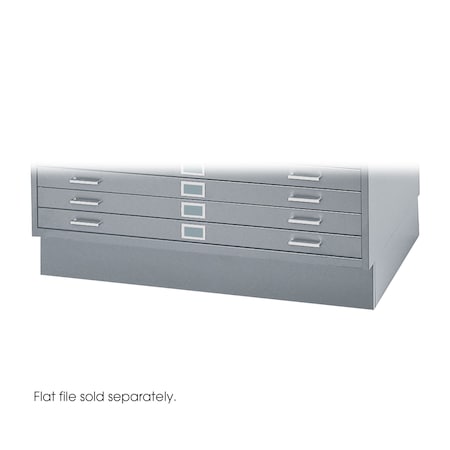 Flat File Cabinet Base, Gray, Closed MPN:4995GRR
