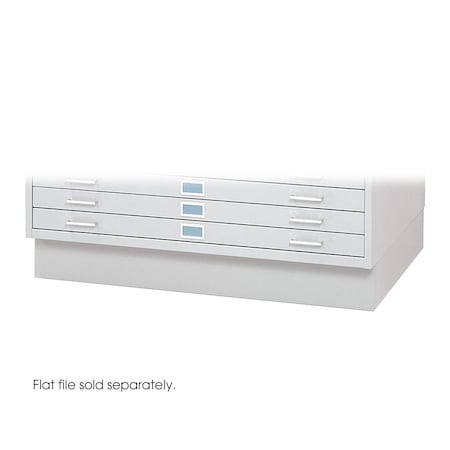 Flat File Cabinet Base, White, Closed MPN:4995WHR
