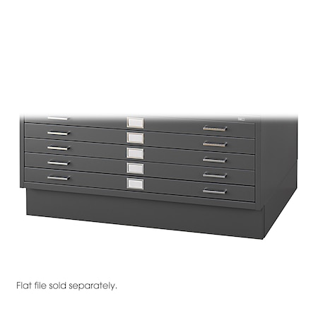 Flat File Cabinet Base, Black, Closed MPN:4997BLR