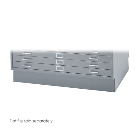 Flat File Cabinet Base, Gray, Closed MPN:4997GRR