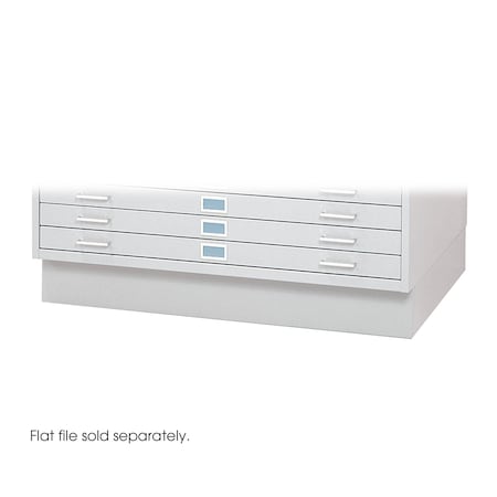 Flat File Cabinet Base, White, Closed MPN:4997WHR