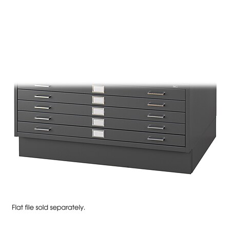 Flat File Cabinet Base, Black, Closed MPN:4999BLR