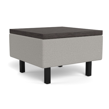 Modular Seating Table, 16 in H, Light Gray MPN:MITBL1DT15ASNT