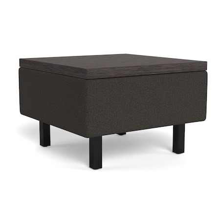 Modular Seating Table, 16 in H, Dark Gray MPN:MITBL1DT16ASNT