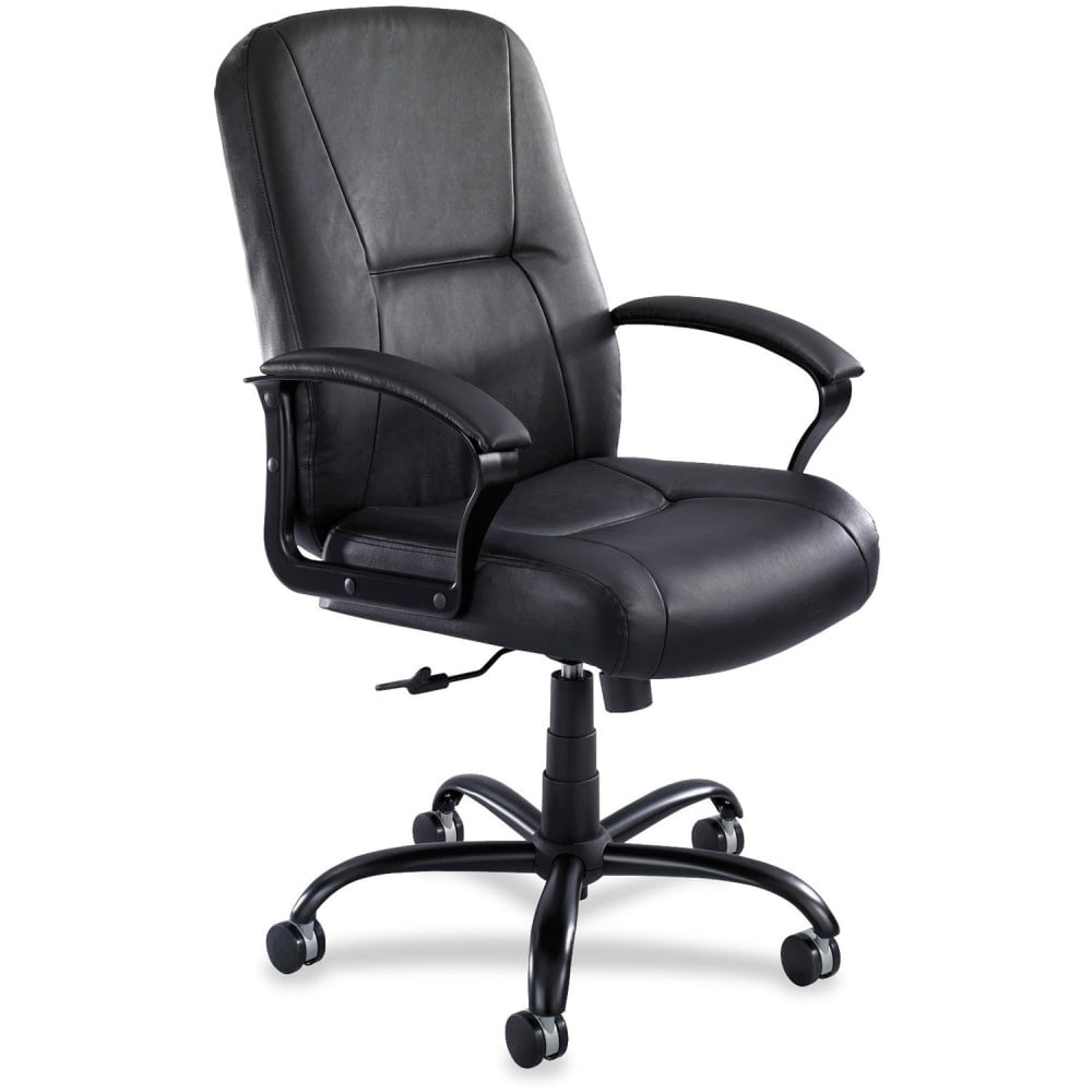 Safco Serenity Big & Tall Ergonomic Bonded Leather Chair, Black MPN:3500BL