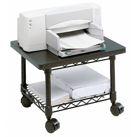 Fax/Printer Stand, 13 1/2 in H, Black MPN:5206BL