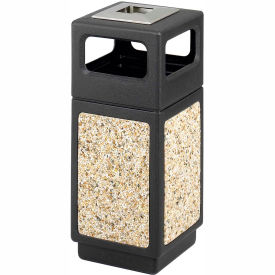 Safco® Canmeleon™ Aggregate Panel Ash Urn/Side Open 15 Gallon Black 9470NC 9470NC
