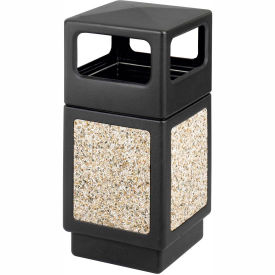 Safco® Canmeleon™ Aggregate Panel Side Open 38 Gallon Black - 9472NC 9472NC