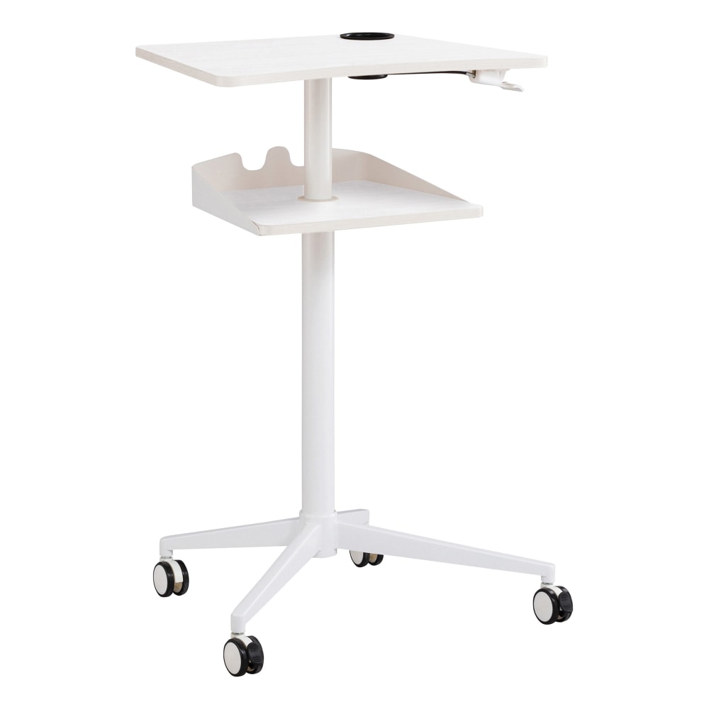 Safco Vum Mobile Workstation, 48-1/4inH x 30-3/4inW x 22-7/8inD, White MPN:1944WH