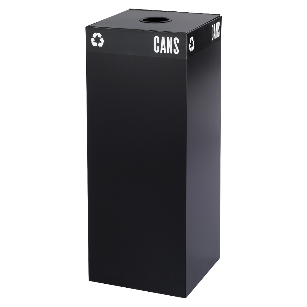 Safco Recycling Receptacle, 37 Gallon, Black MPN:2983BL