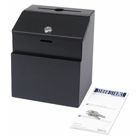 Suggestion Box, Blk, 8 1/2