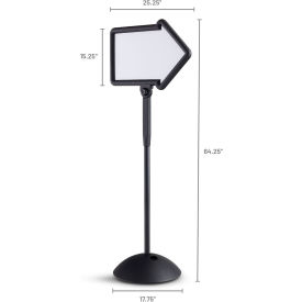 Safco® Directional Arrow Message Board 4173BL