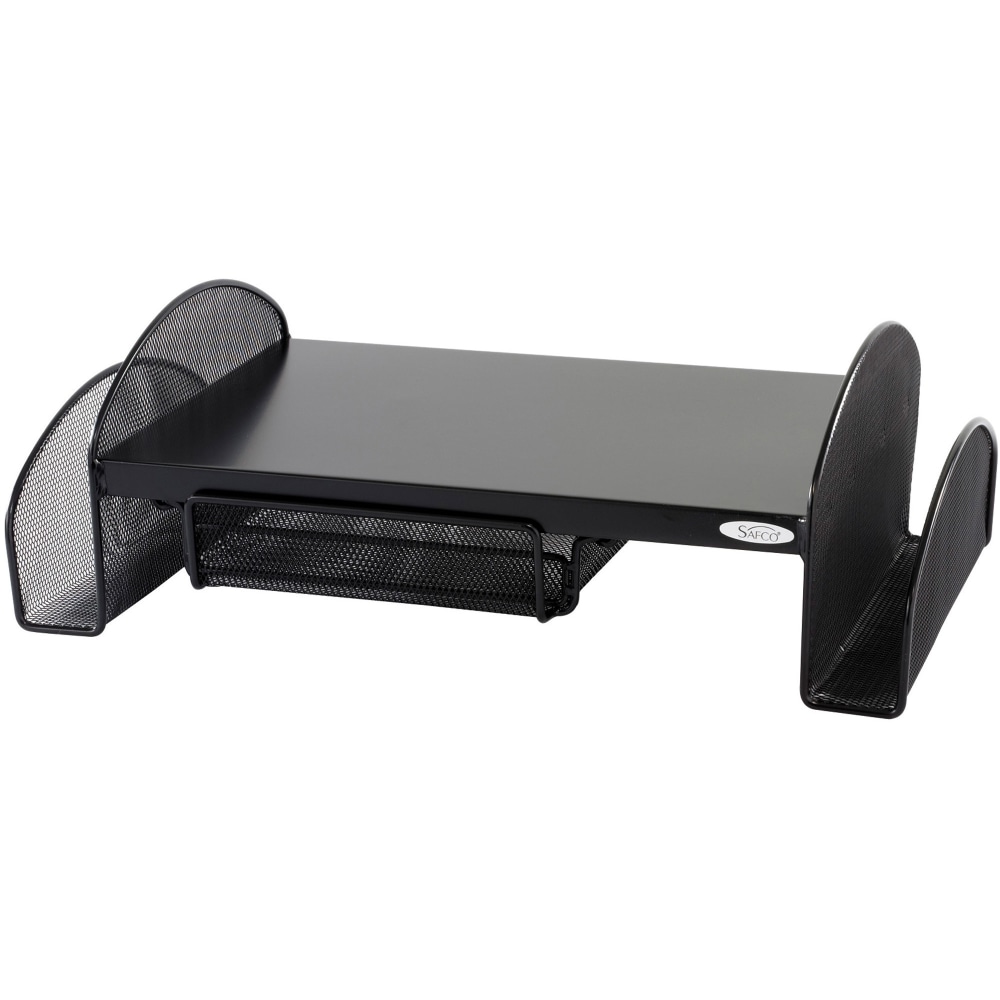 Safco Onyx Mesh Monitor Stand - Monitor stand - black MPN:2159BL