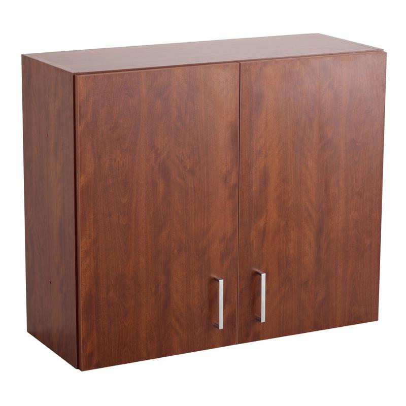 Safco Modular Hospitality Wall Cabinet, Mahogany MPN:1700MH