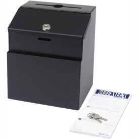 Safco® Products Steel Suggestion Box Black 4232BL