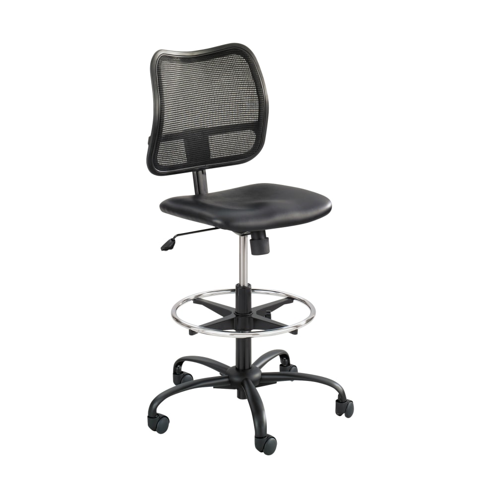 Safco Vue Mesh/Vinyl Chair, Black MPN:3395BV