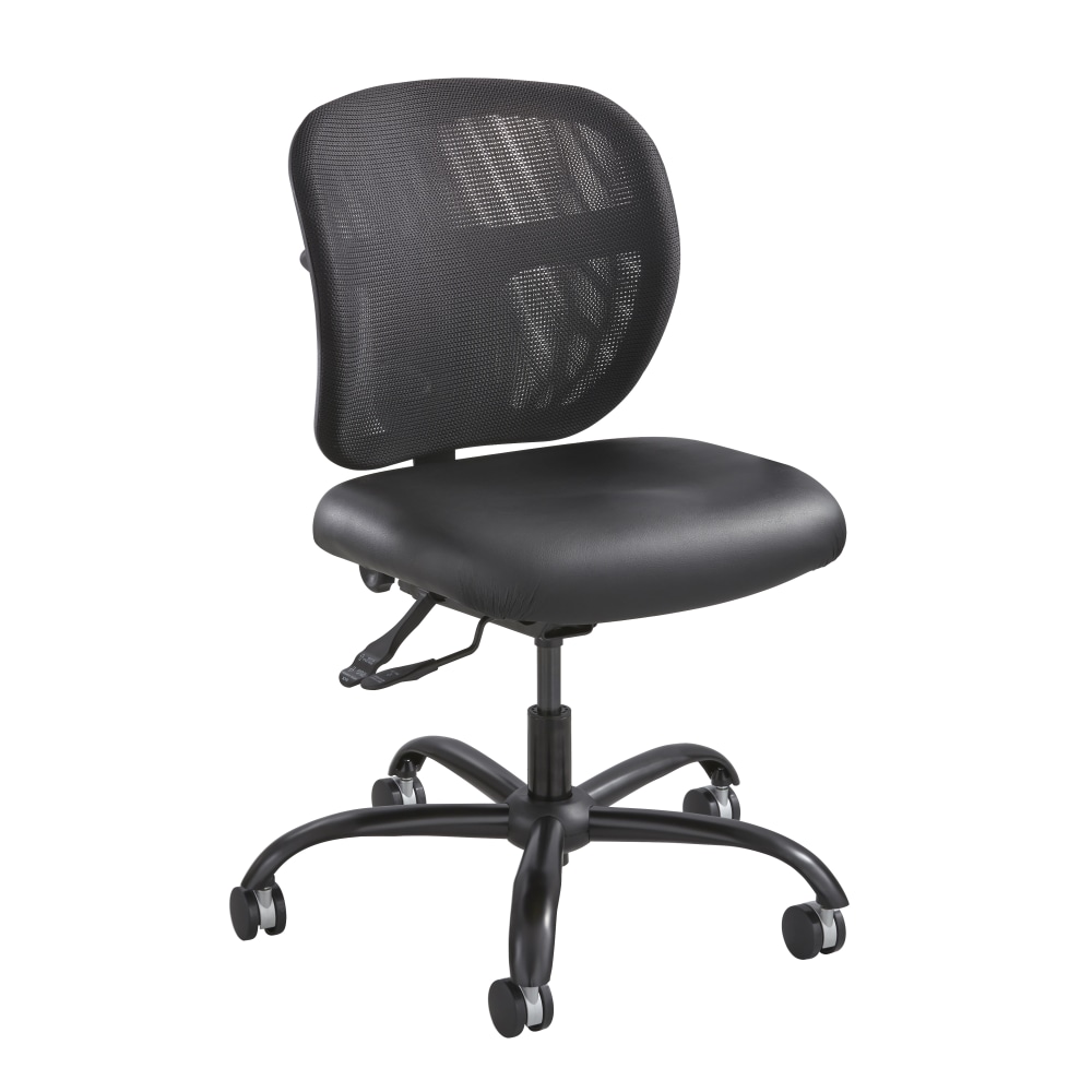 Safco Vue Intensive Use Mesh Task Chair, Black Vinyl MPN:3397BV