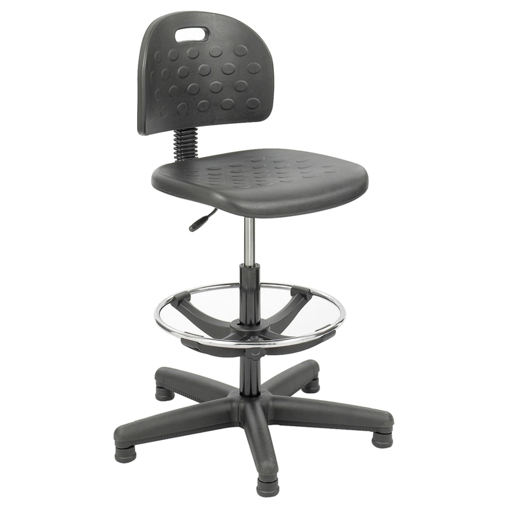 Safco Soft Tough Economy Workbench Drafting Chair, Black MPN:6680