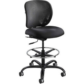 Safco® Vue™ Heavy Duty Stool - Vinyl - Black 3394BV
