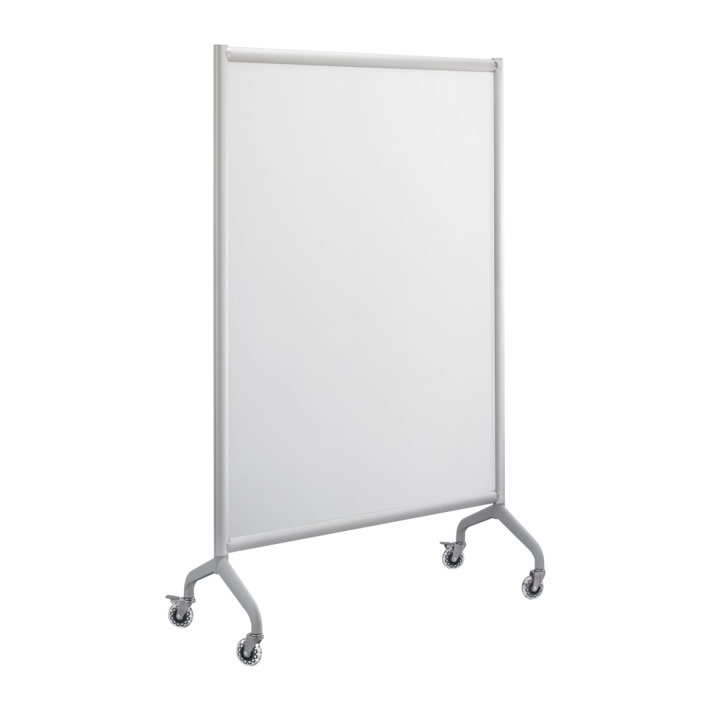 Safco Rumba Screen Dry-Erase Whiteboard, 66in x 42in, Aluminum Frame With Silver Finish MPN:2017WBS