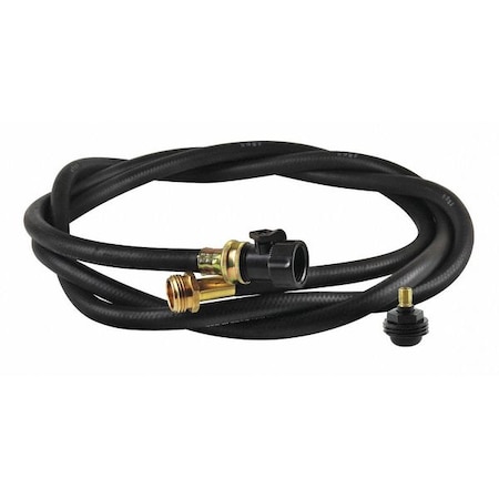 Water Hose, Rubber/Brass, 10 ft. MPN:TPH10AW