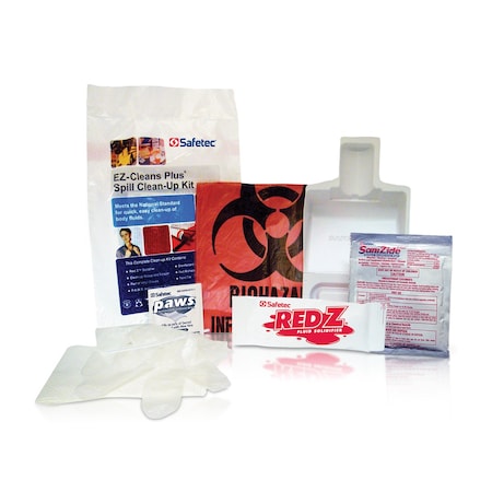 EZ-Cleans Plus Kit (poly bag), Pouch, Red MPN:17121