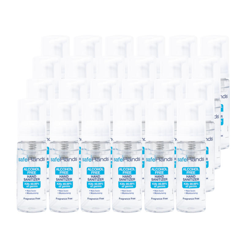 safeHands Alcohol-Free Hand Sanitizer, 1.75 Oz, Pack Of 24 Bottles MPN:SHU-1.75-24C