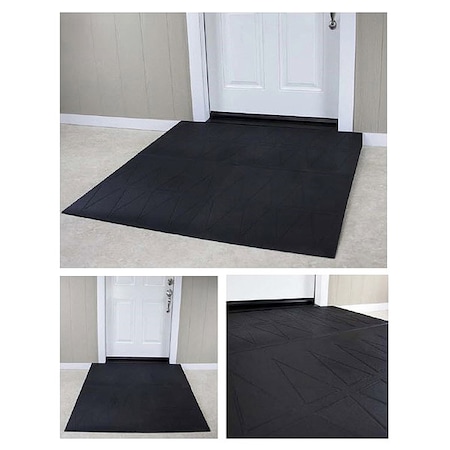 ADA Ramp, 4-1/2In.H, 56In.L, 48In.W, Black MPN:SRR2450