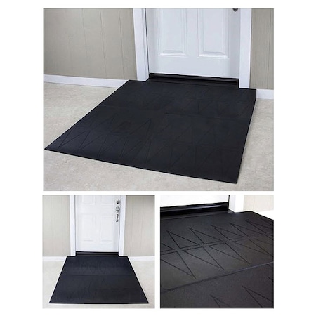 ADA Ramp, 5In.H, 59-1/2In.L, 48In.W, Black MPN:SRR2500