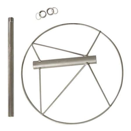 Windsock Hardware, Black, Metal, 8 in Length MPN:WS10HW