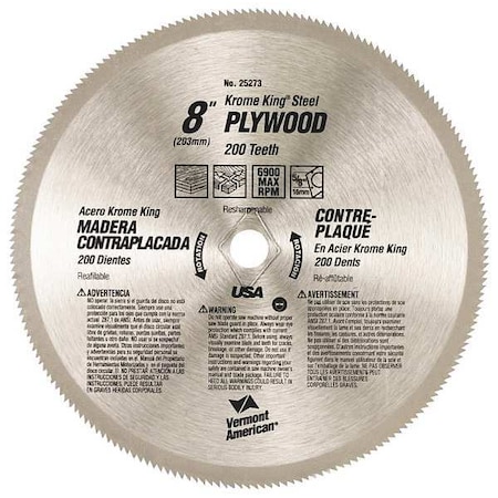 Plywood / Polycarbonate Saw Blade MPN:8200HG