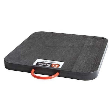 Crane Pad, UHMW, HDPE, 24 in L, 2 in Thick MPN:PAD24242