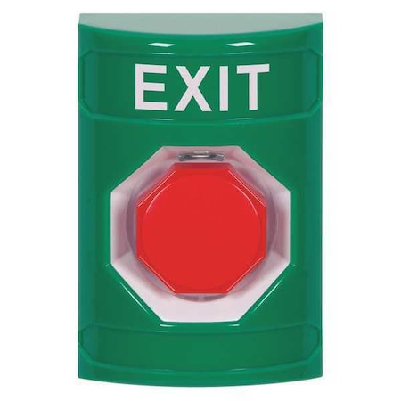 Exit Push Button, Green, Polycarbonate MPN:SS2105XT-EN