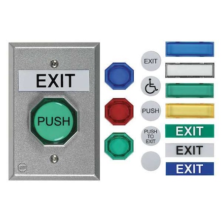 Universal Button, Pneumatic, 1-5/8 In. MPN:UB-1PN