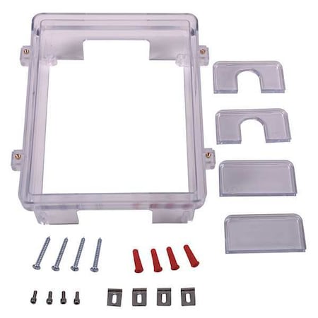 D Style Backbox Kit, Polycarbonate, Clear MPN:KIT-06297D