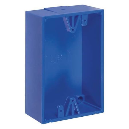 Back Box, Polycarbonate, Blue MPN:KIT-71100A-B