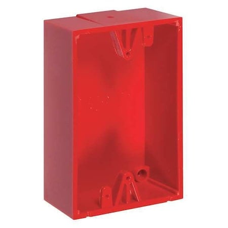 Back Box, Polycarbonate, Red MPN:KIT-71100A-R