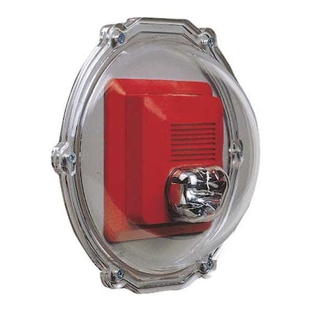 Stopper Dome, Polycarbonate, Flush Mount, 7 3/8 in W x 7 3/8 in H x 2 7/8 in D, Clear MPN:STI-1225