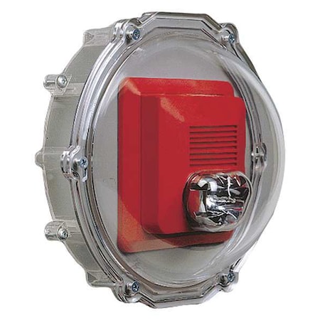 Stopper Dome for Strobe Cover, Polycarbonate, Surface Mount, 9 3/8 in W x 8 1/2 in H x 4 1/2 in D MPN:STI-1227