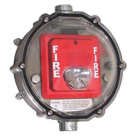 Stopper Cover, Polycarbonate, Surface Mount, 7 1/4 in W x 7 1/4 in H x 2 7/8 in D, Clear MPN:STI-1229HTR240-HAZ