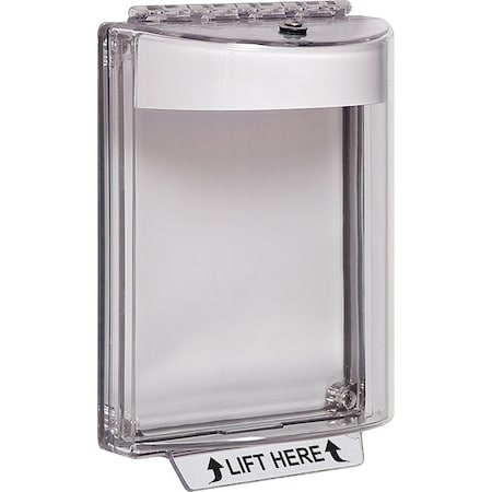 Universal Stopper Cover, Polycarbonate, Flush Mount, 5 1/2 in W x 8 1/8 in H x 2 5/8 in D MPN:STI-13010NW