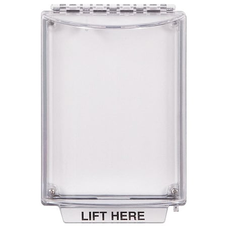 Enclose Protective Cover, Polycarbonate, Surface Mount, 5 1/2 in W x 8 1/8 in H x 4 in D, Clear MPN:STI-13200NC