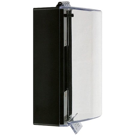 Enclosed Protective Cover, Polycarbonate, Surface Mount, 5 1/2 in W x 8 1/8 in H x 4 in D MPN:STI-13400NK