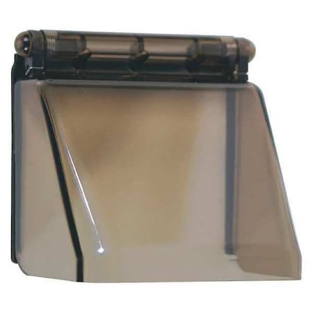 Keypad Protector, Polycarbonate, Surface Mount, 3 7/8 in W x 3 in H x 2 3/4 in D, Smoke MPN:STI-6514-S