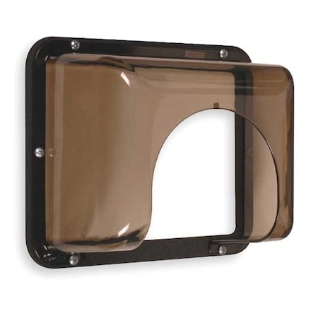 Keypad Cover, Polycarbonate, Surface Mount, 8 3/4 in W x 6 3/4 in H x 5 in D, Smoke MPN:STI-7505