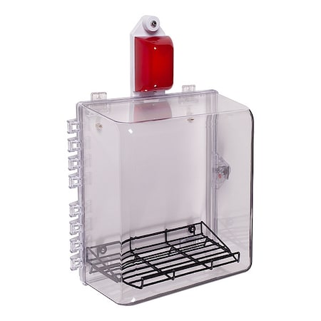 Protective Enclosure, Polycarbonate, Surface Mount, 12 1/4 in W x 14 1/4 in H x 6 1/2 in D, Clear MPN:STI-7535MED