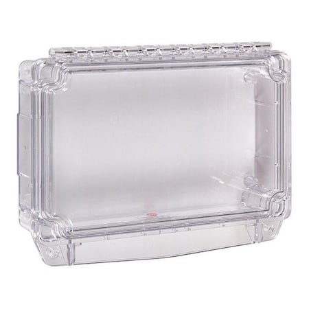 Universal Stopper Cover, Polycarbonate, Surface Mount, 8 1/4 in W x 4 3/4 in H x 2 in D, Clear MPN:STI-7720