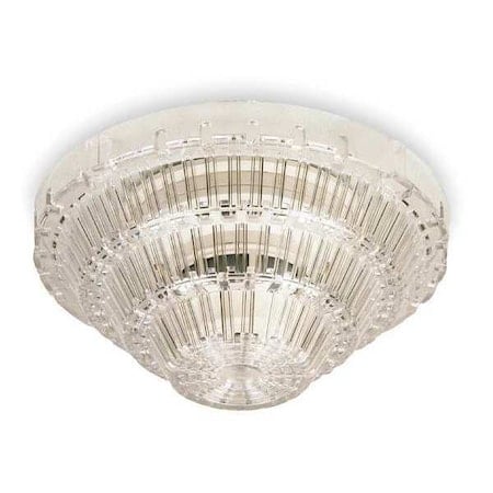 Smoke Detector Guard, Polycarbonate, Flush Mount, 9 in W x 9 in H x 3 3/4 in D, Clear MPN:STI-8100